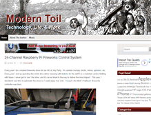 Tablet Screenshot of moderntoil.com